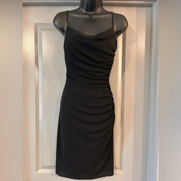 david meister black dress David Meister Cocktail Dress Size 12